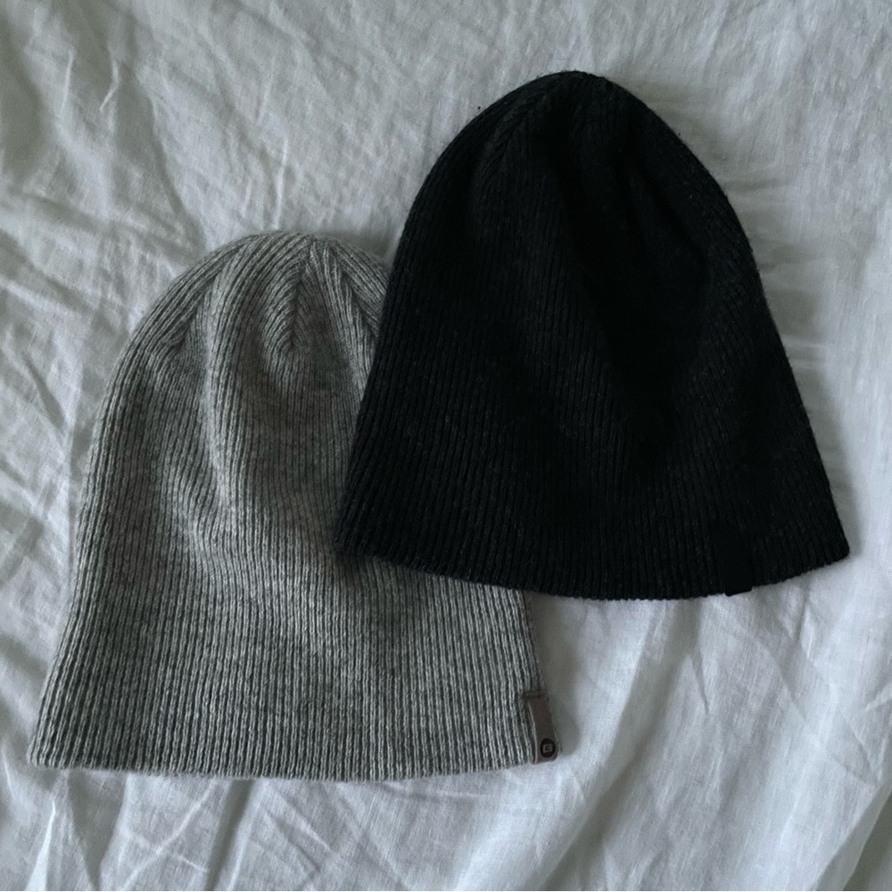 Bula merino wool blend Beanie set